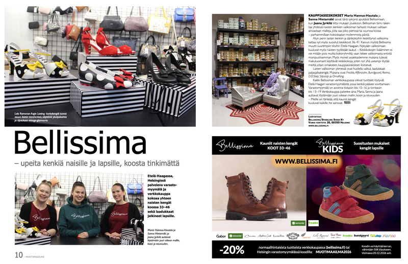 Bellissima Muotimaailma-lehdessä