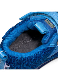 Lasten paljasjalkakengät - Happy Knit Elephant, välikausikengät TEX-kalvolla - sininen