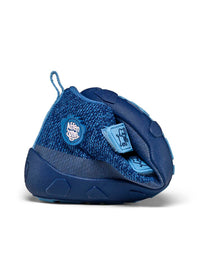 Lasten paljasjalkakengät - Happy Knit Elephant, välikausikengät TEX-kalvolla - sininen