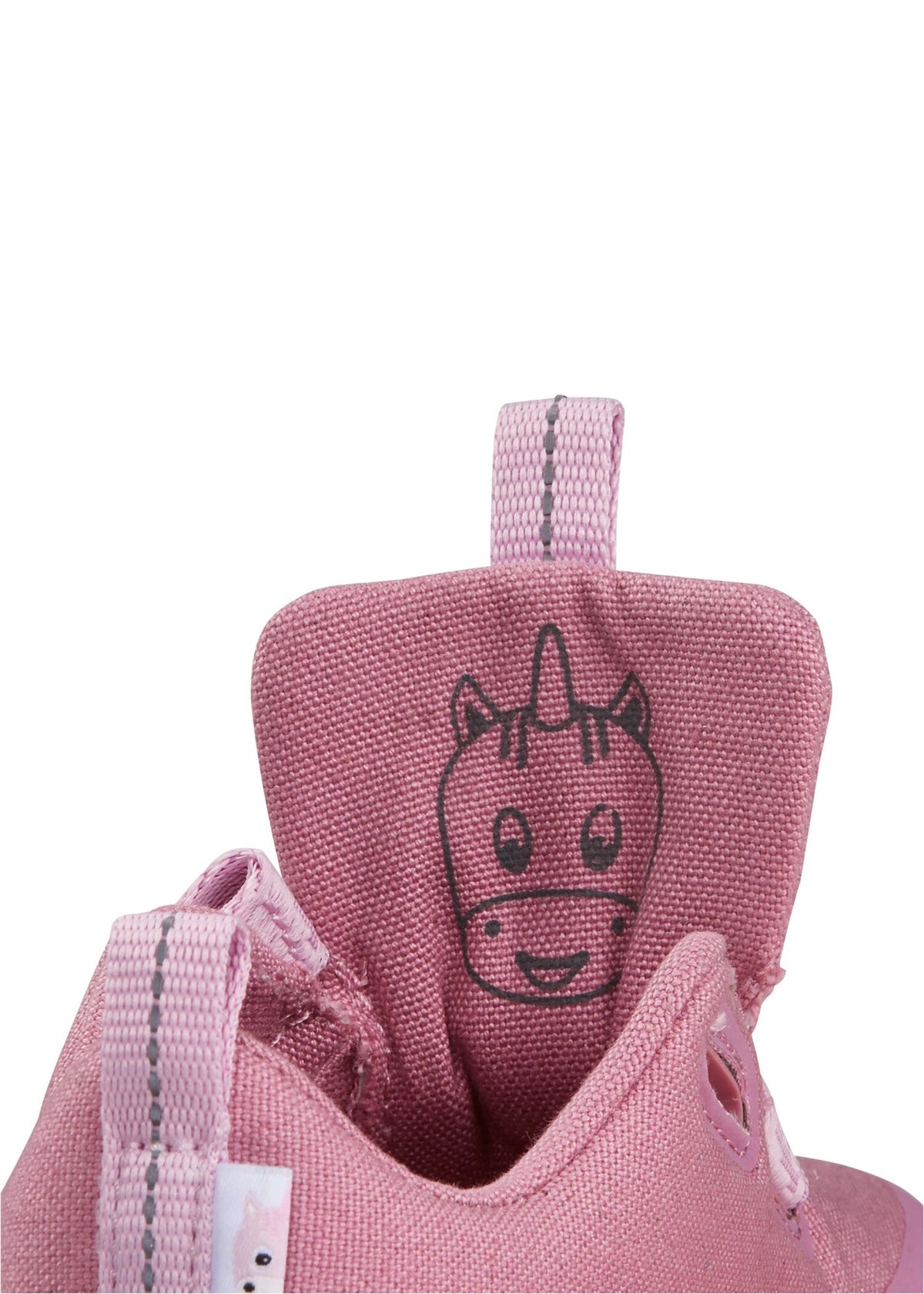 Barfotasneakers för barn - Cotton Lucky, Unicorn, rosa, vegan