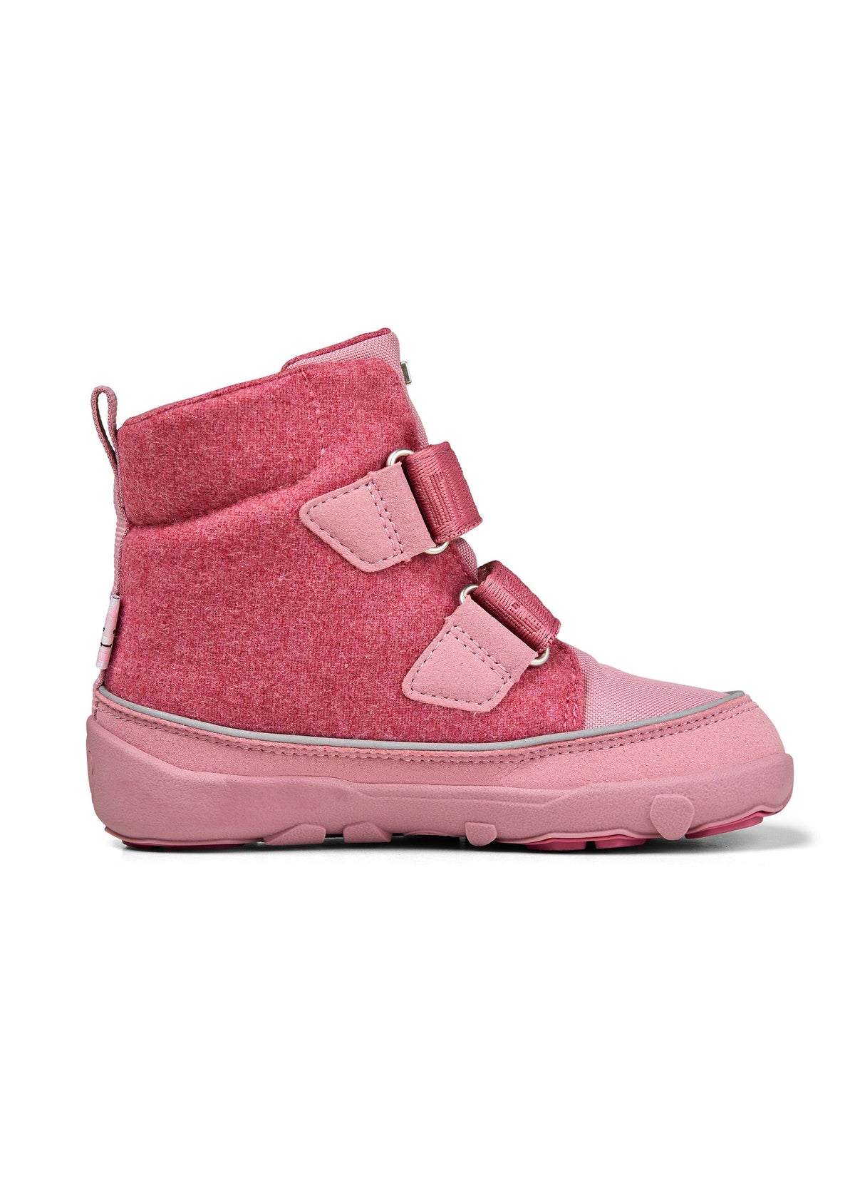 Barfotaskor för barn - Wool Comfy Unicorn, vinterskor med TEX-membran - rosa, ull
