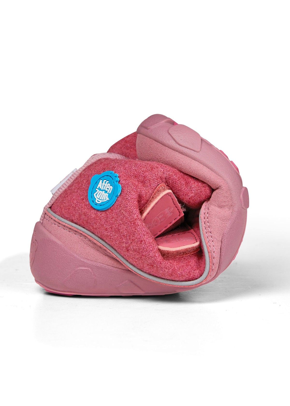 Children's barefoot shoes - Wool Comfy Unicorn, winter shoes with TEX membrane - pink, wool