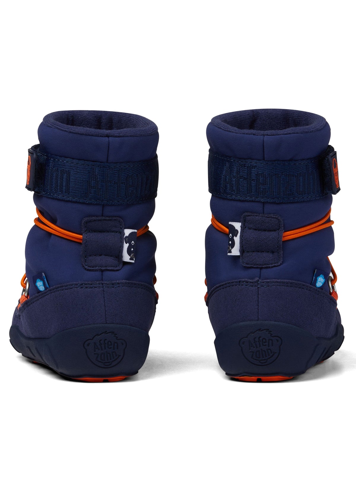 Children's barefoot shoes - Snowboot Elephant, winter shoes with TEX membrane - dark blue, vegan