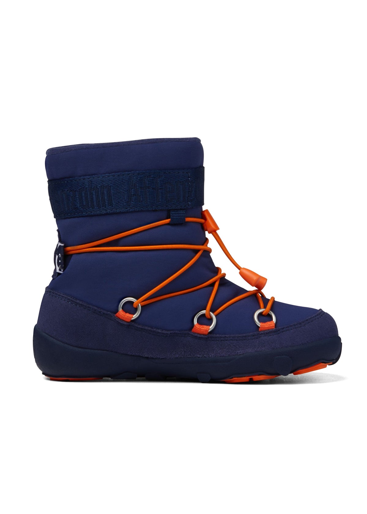 Children's barefoot shoes - Snowboot Elephant, winter shoes with TEX membrane - dark blue, vegan