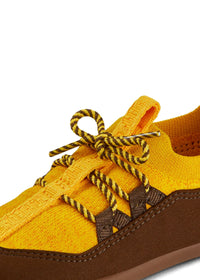 Lasten Tiger-ensiaskelkengät, tossut - Prewalker Knit, keltainen