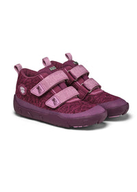 Lasten paljasjalkakengät - Happy Knit Otter, välikausikengät TEX-kalvolla - violetti