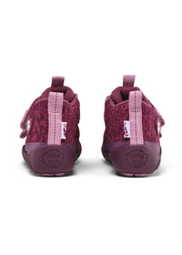 Lasten paljasjalkakengät - Happy Knit Otter, välikausikengät TEX-kalvolla - violetti