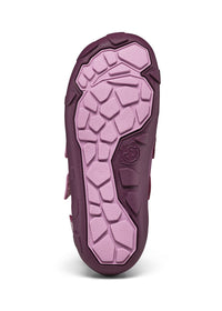 Lasten paljasjalkakengät - Happy Knit Otter, välikausikengät TEX-kalvolla - violetti