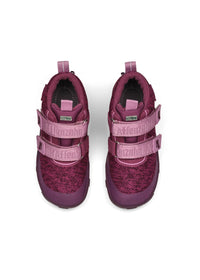 Lasten paljasjalkakengät - Happy Knit Otter, välikausikengät TEX-kalvolla - violetti