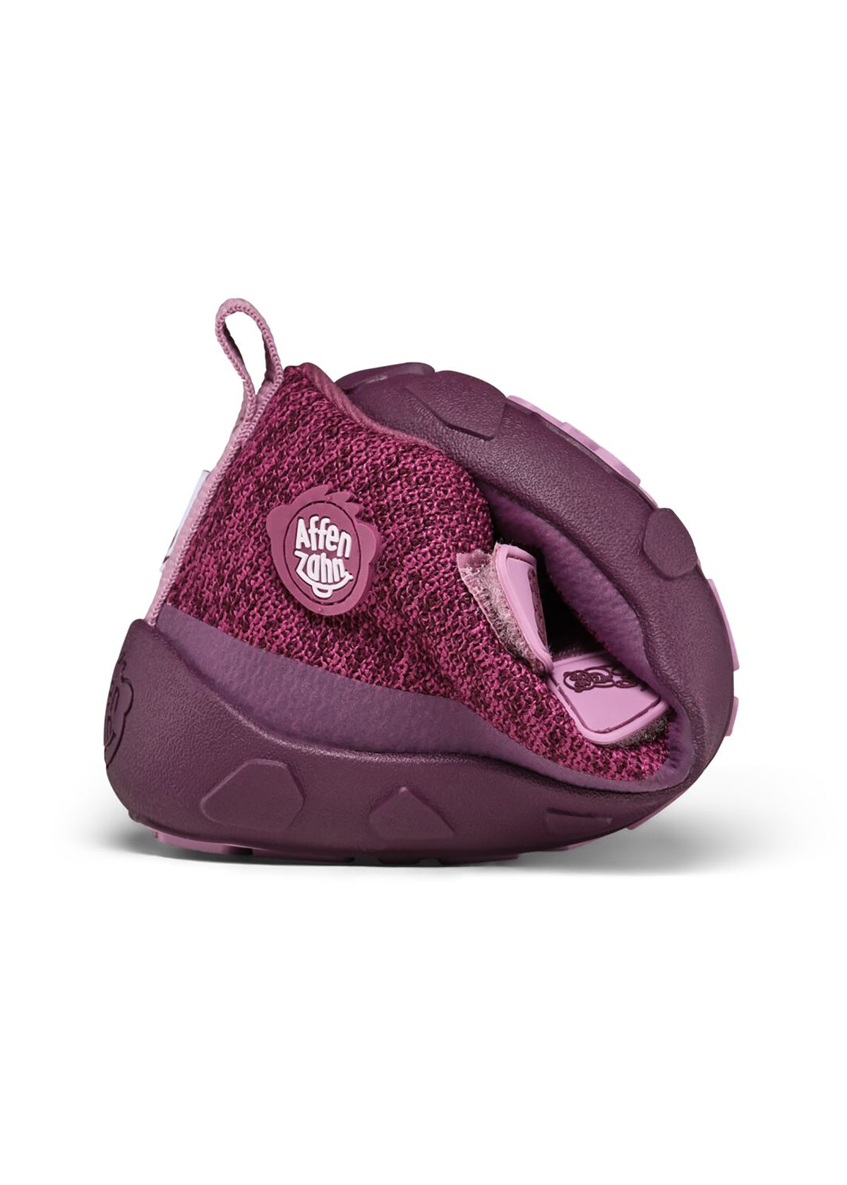 Lasten paljasjalkakengät - Happy Knit Otter, välikausikengät TEX-kalvolla - violetti