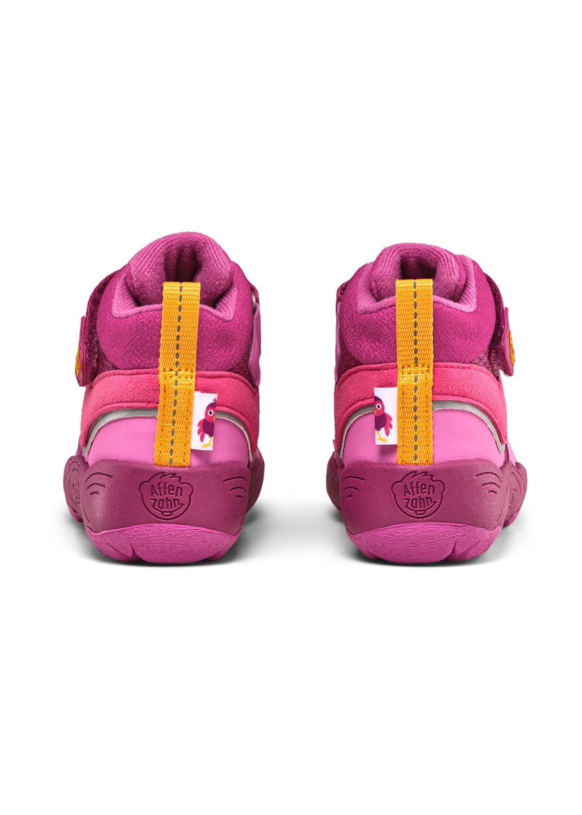 Lasten paljasjalkakengät - Low Boot Vegan Explory Bird, välikausikengät TEX-kalvolla - pinkki