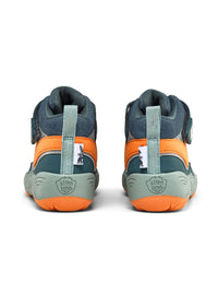 Lasten paljasjalkakengät - Low Boot Vegan Explory, välikausikengät TEX-kalvolla - Bunny, vihreä, oranssi
