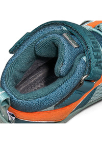 Lasten paljasjalkakengät - Low Boot Vegan Explory, välikausikengät TEX-kalvolla - Bunny, vihreä, oranssi