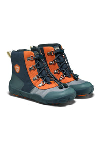 Barn barfotaskor - Mid Boot Vegan Discovy, vinterskor med TEX-membran - Bunny, grön