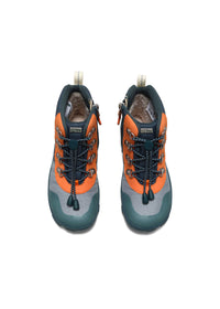 Barn barfotaskor - Mid Boot Vegan Discovy, vinterskor med TEX-membran - Bunny, grön