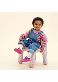 Children's Bird first-step shoes, slippers - Prewalker Knit, pink