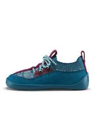 Children's Turtle first-step shoes, slippers - Prewalker Knit, blue