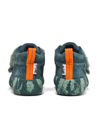 Lasten paljasjalkakengät - Prewalker Lowboot Leather Talky - Bunny, vihreä nahka