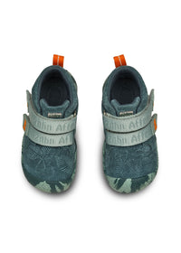 Lasten paljasjalkakengät - Prewalker Lowboot Leather Talky - Bunny, vihreä nahka