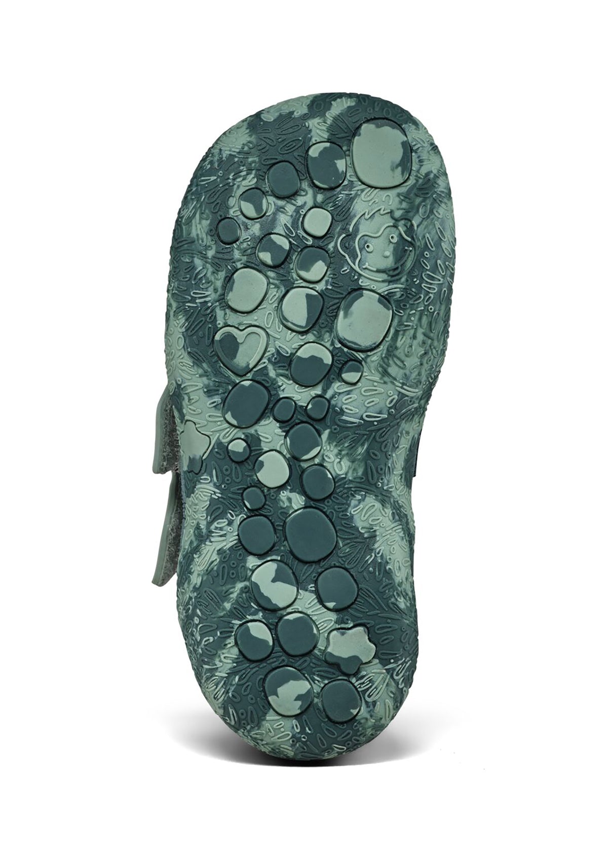 Lasten paljasjalkakengät - Prewalker Lowboot Leather Talky - Bunny, vihreä nahka