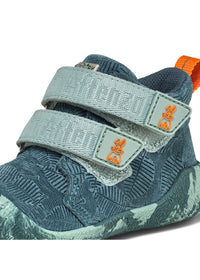 Lasten paljasjalkakengät - Prewalker Lowboot Leather Talky - Bunny, vihreä nahka