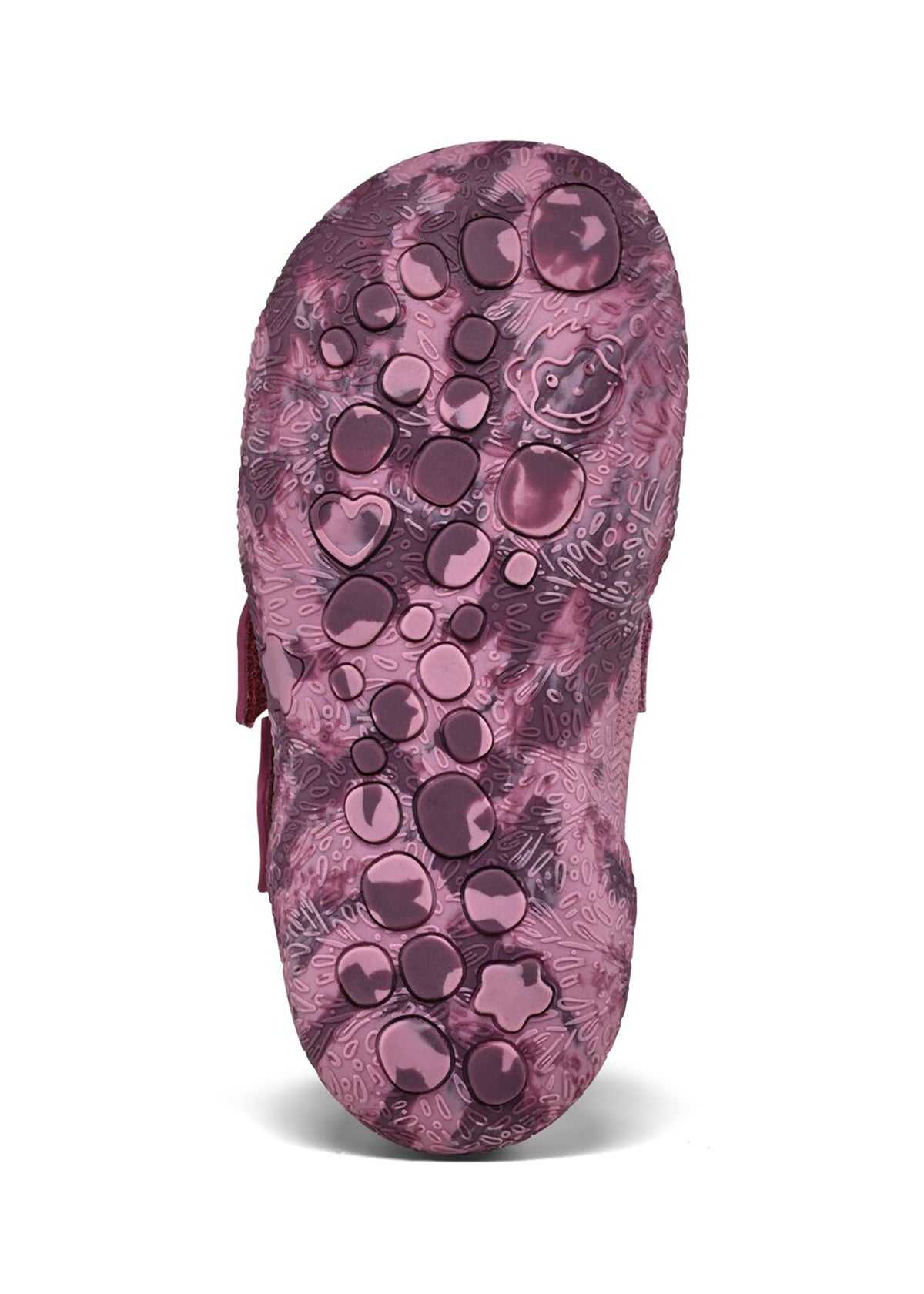 Lasten paljasjalkakengät - Prewalker Lowboot Leather Talky - Otter, pinkki nahka, TEX-kalvo