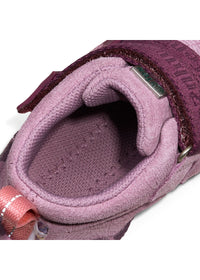 Lasten paljasjalkakengät - Prewalker Lowboot Leather Talky - Otter, pinkki nahka, TEX-kalvo