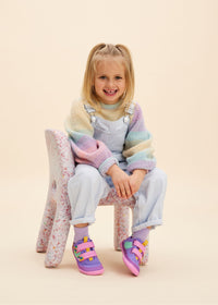 Children's barefoot sneakers - Cotton Lucky, Creative Toucan, vegan