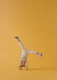 Barnens Chameleon-paljasjalkasneakers - Sneaker Knit Happy, grön-rosa, vegansk