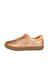 Matalavartiset tennarit - hohtava ruusukultainen nahka