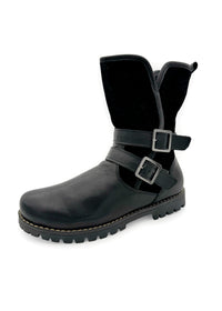 Talvinilkkurit - musta nahka, koristesoljet