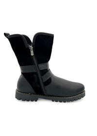 Talvinilkkurit - musta nahka, koristesoljet