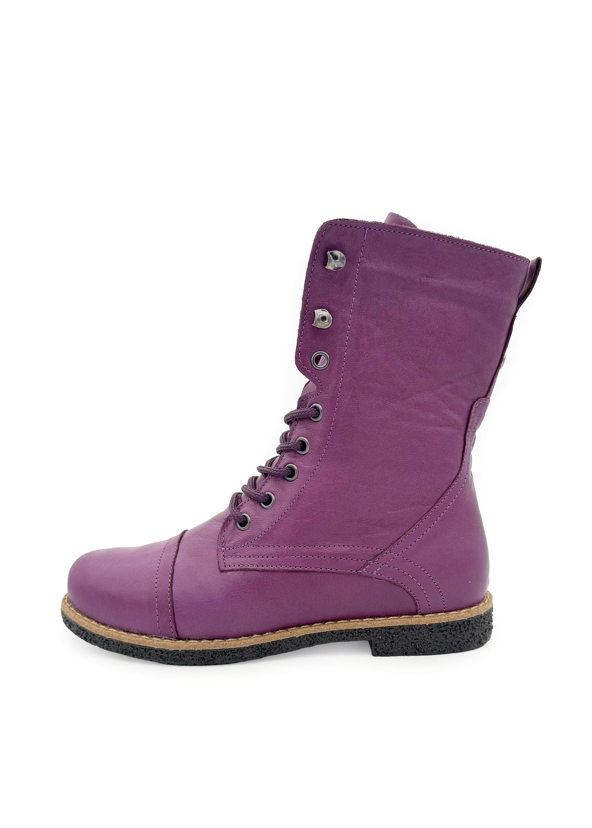 Maiharit - violetti nahka, matala pohja