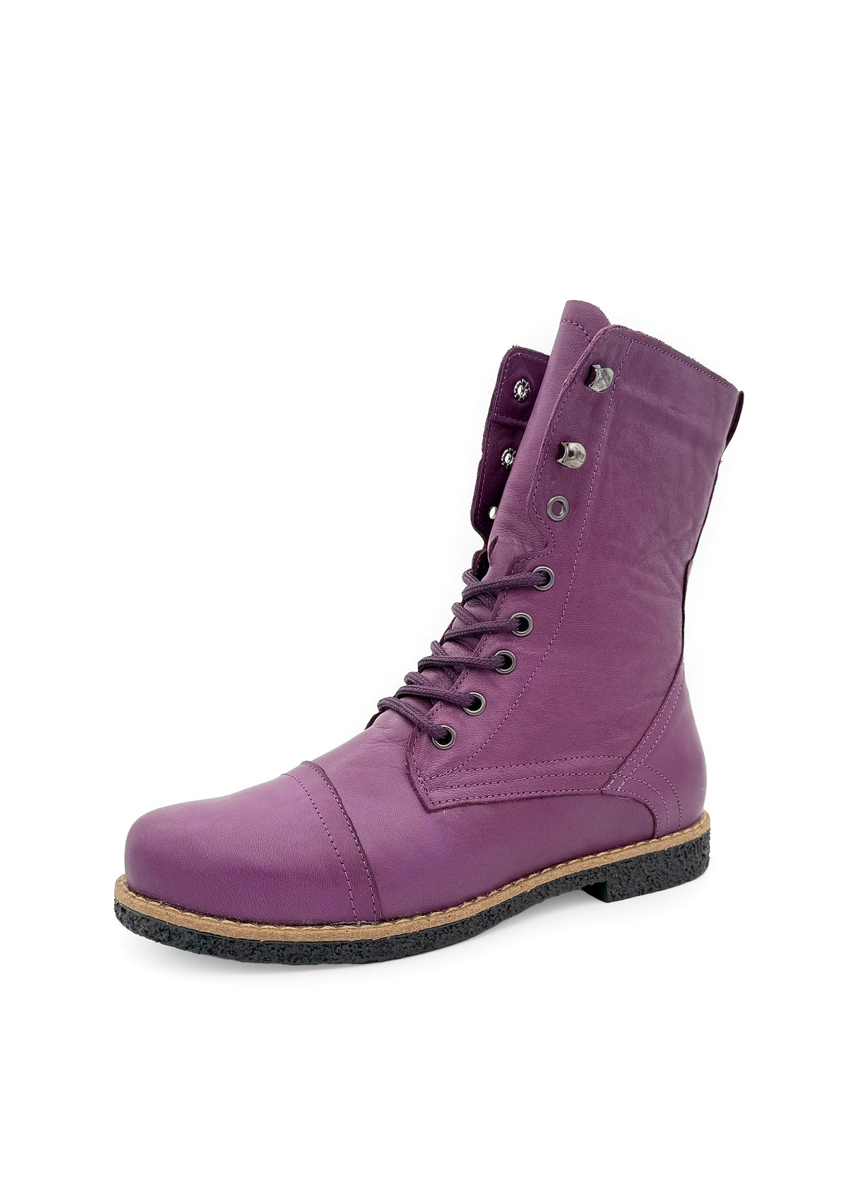 Maiharit - violetti nahka, matala pohja