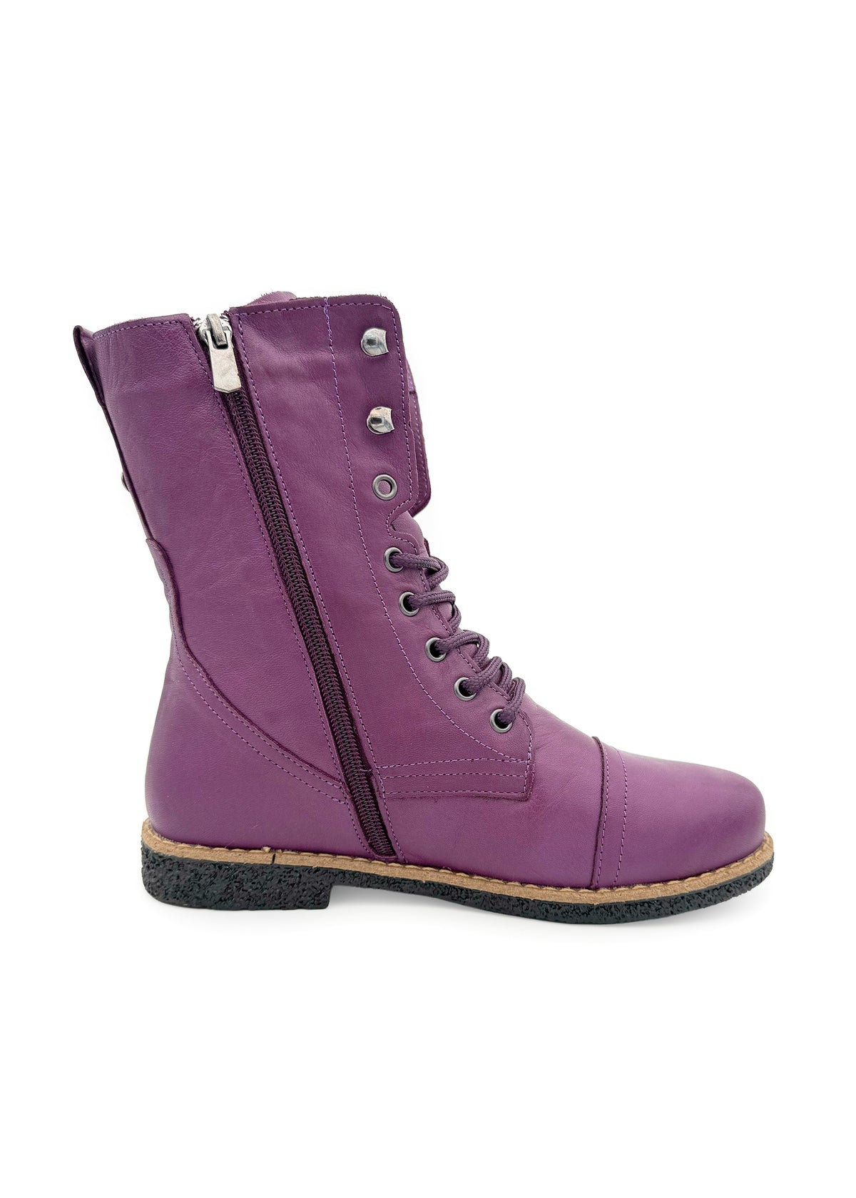 Maiharit - violetti nahka, matala pohja