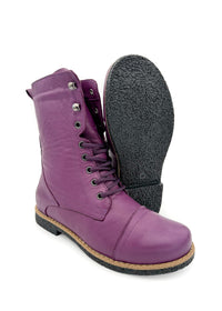 Maiharit - violetti nahka, matala pohja