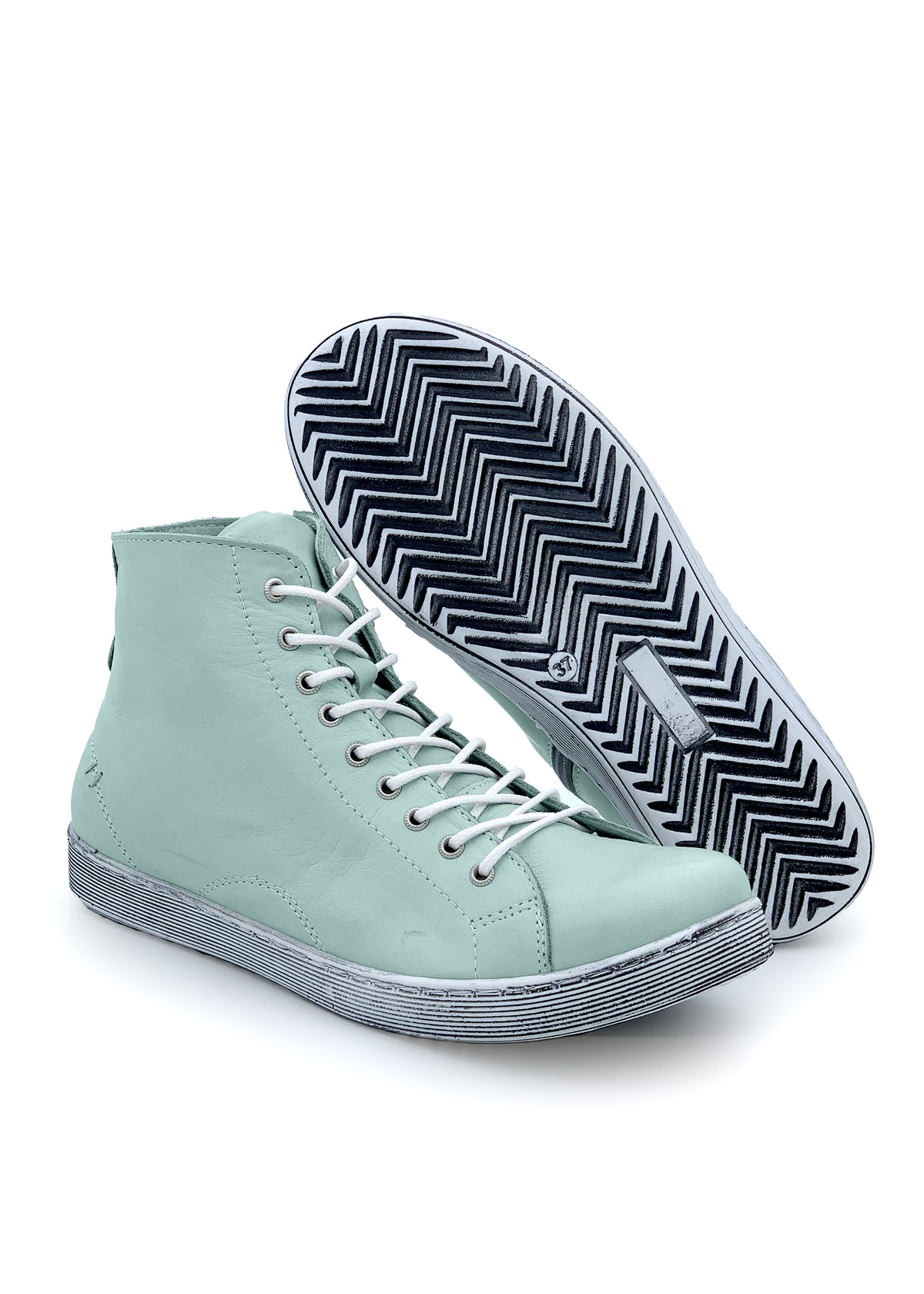 Sneakers with handles - mint green