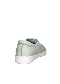 Matalavartiset tennarit - vaaleanvihreä nahka, vetoketju sivussa, leveä lesti