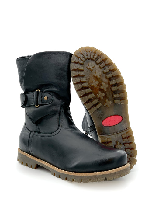 Talvinilkkurit - musta nahka, koristesolki