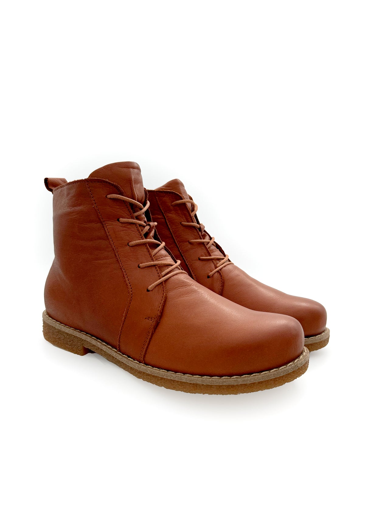 Ankle boots - cognac brown