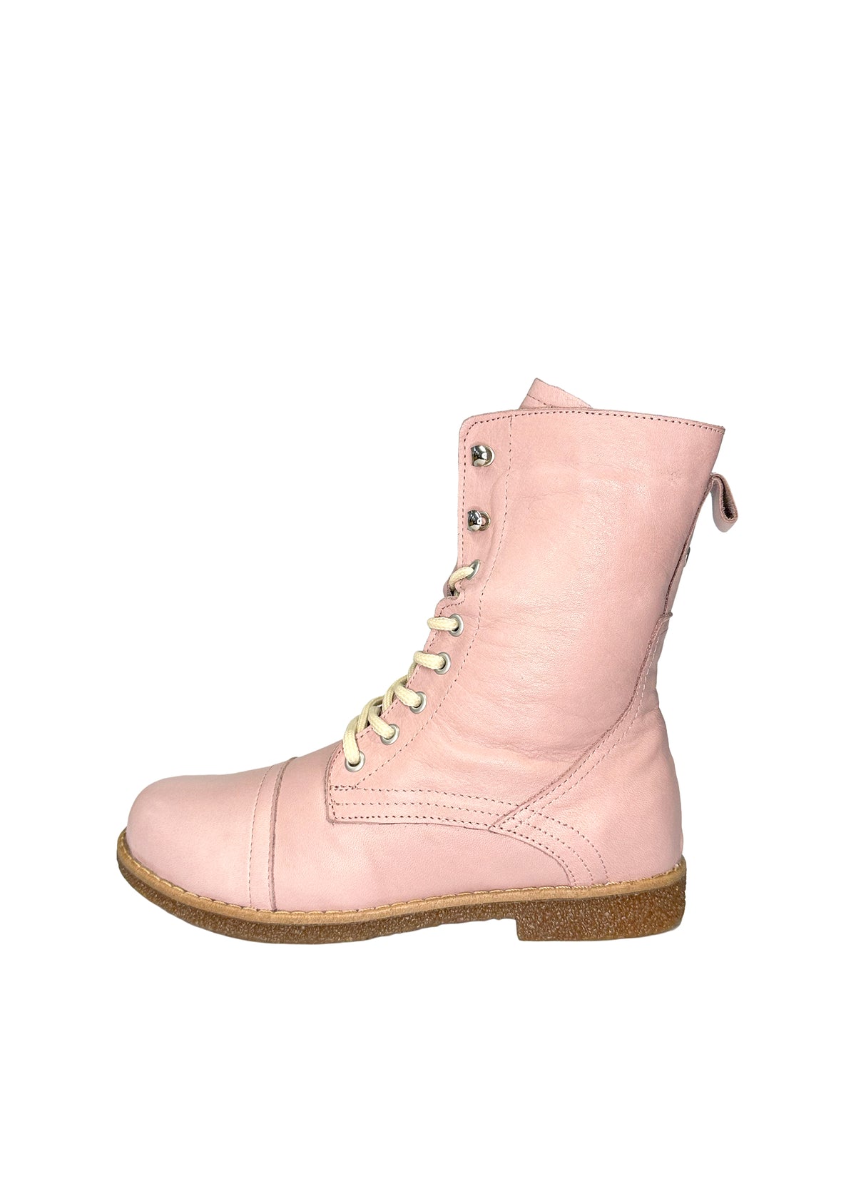 Maiharit - vaaleanpunainen pehmeä nahka, matala pohja