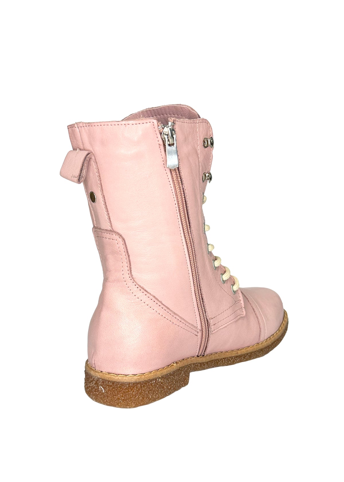 Maiharit - vaaleanpunainen pehmeä nahka, matala pohja