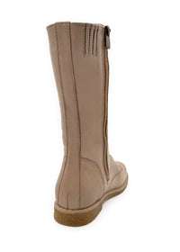 Pitkävartiset maiharit - vaaleanruskea nahka, matala pohja