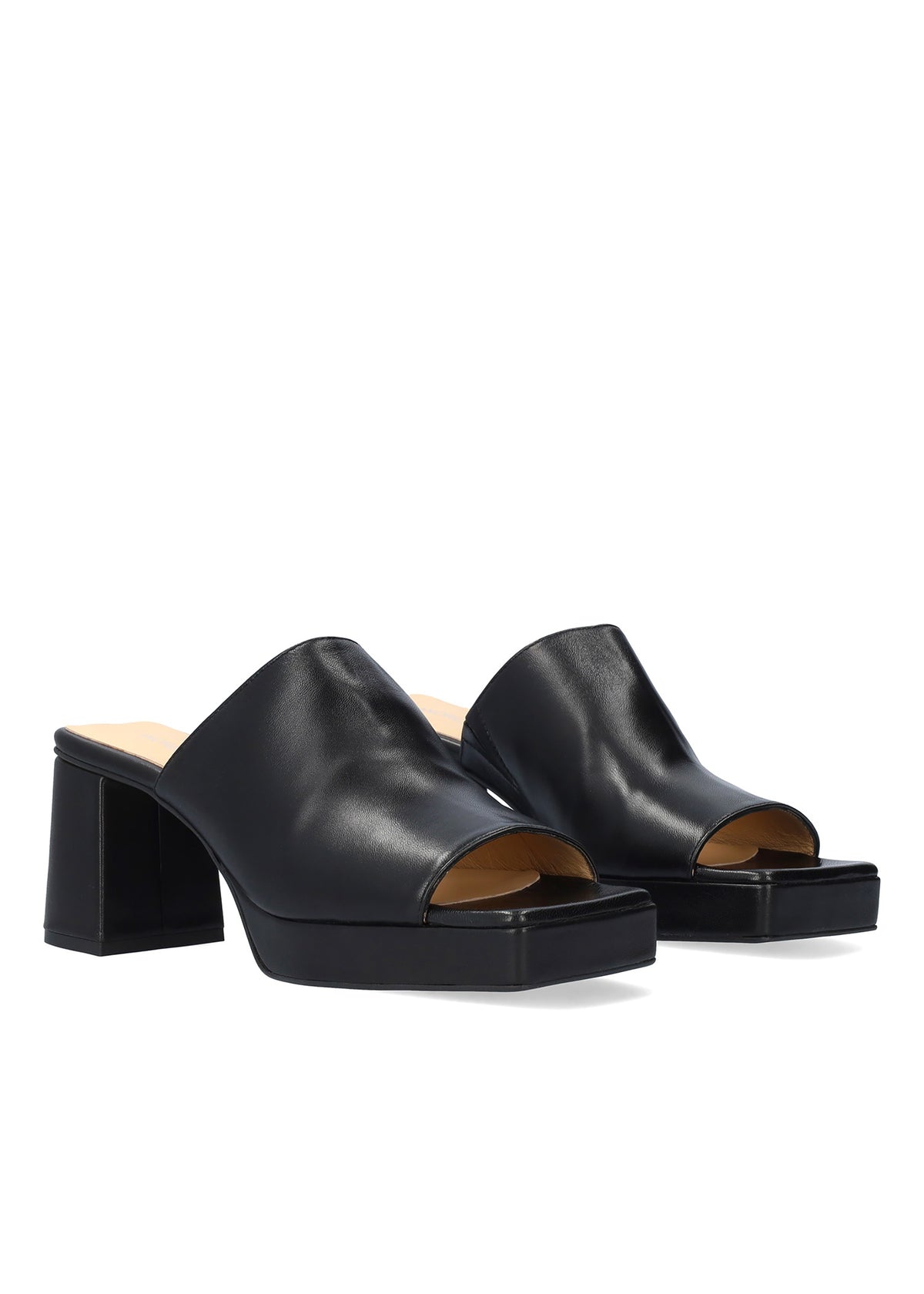 Stiletto heel sandals - Adara, black leather