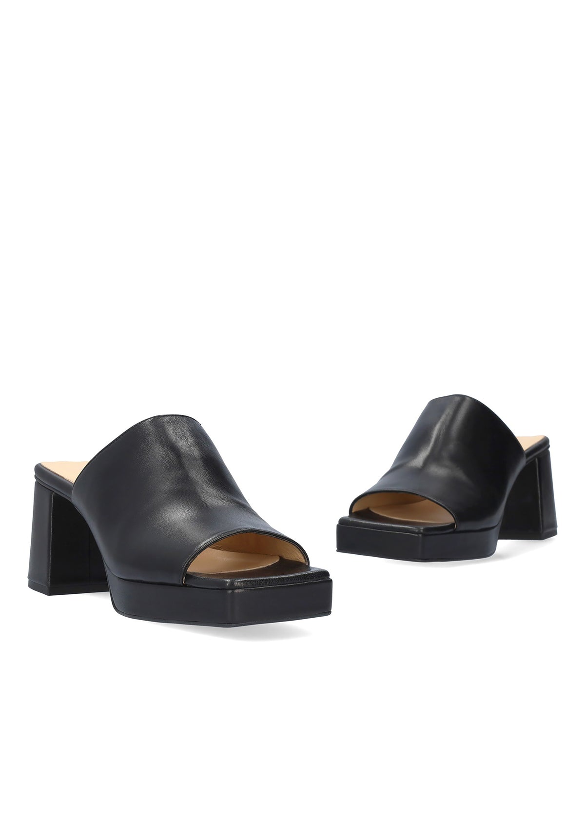 Stiletto heel sandals - Adara, black leather