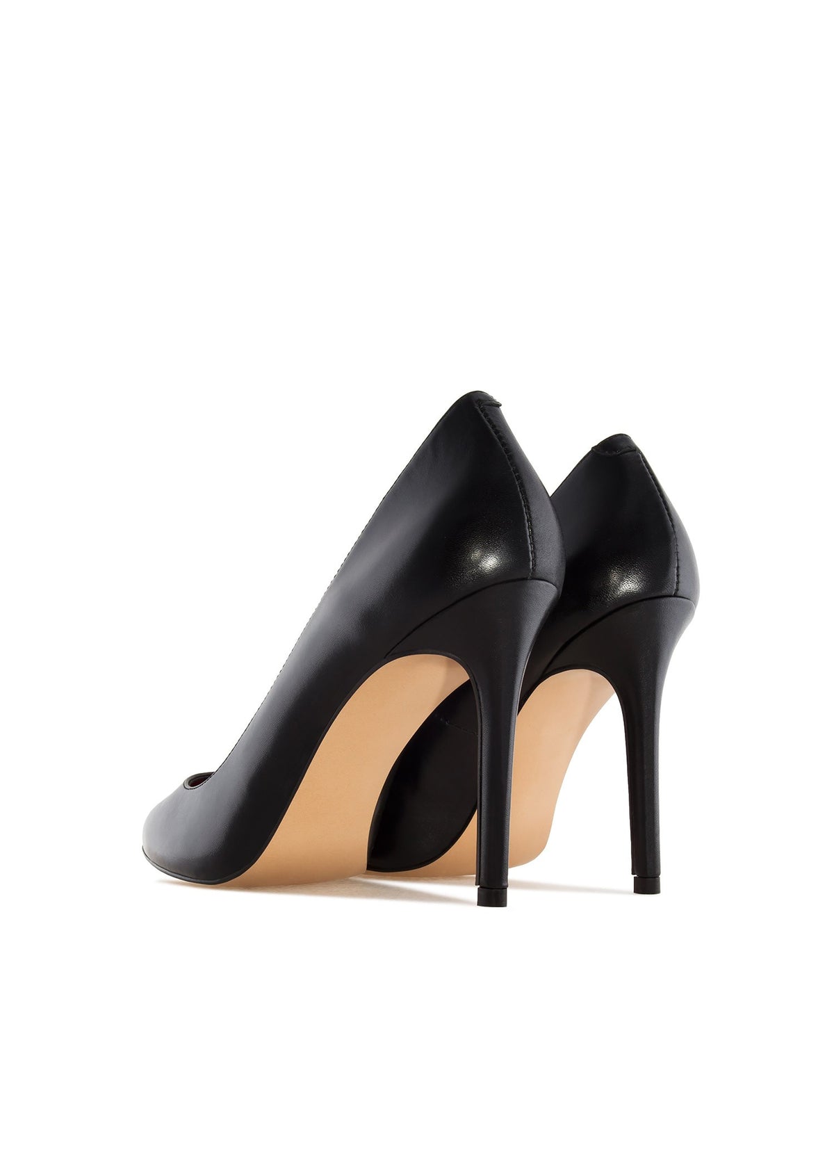 Stiletto heels - Diana, black leather