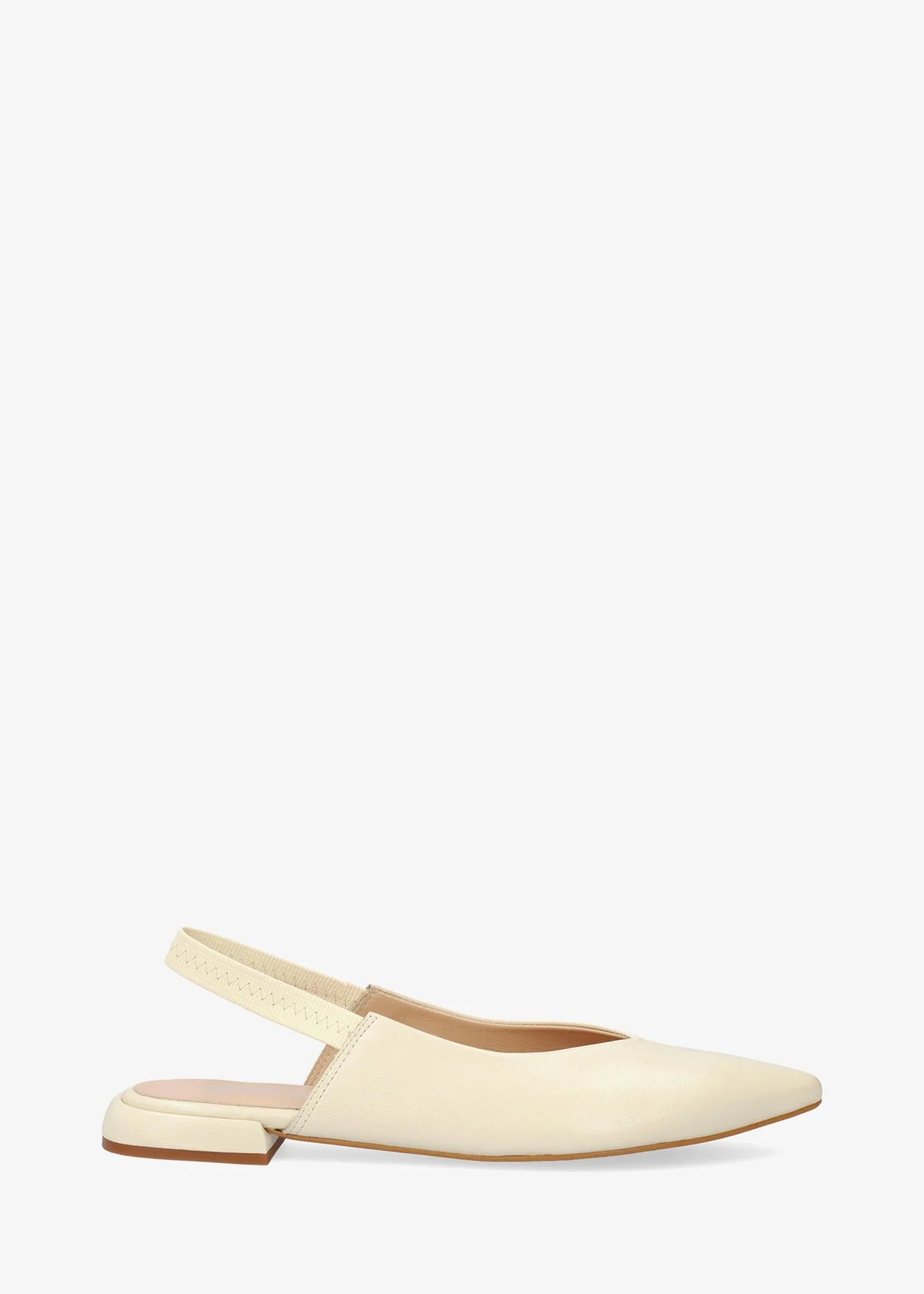 Slingback pumps - Leire, cream leather