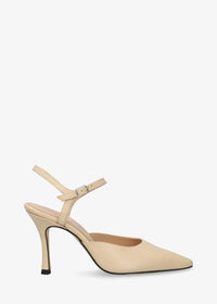 Slingback-korkokengät - Odile, nude nahka