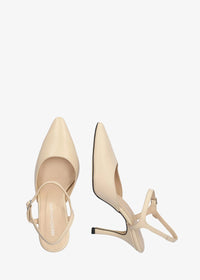 Slingback-korkokengät - Odile, nude nahka