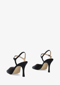 Slingback-korkokengät - Odile, musta nahka